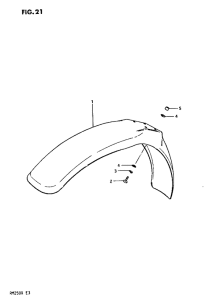 RM250 Переднее крыло
