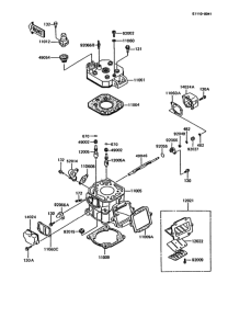 KMX200 Цилиндр и головка цилиндров