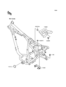 BJ250 Рама ,крепежные детали