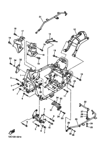 XVZ13TF XVZ13TFR Frame comp