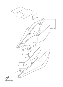 FZ6-SAHG Боковые обтекатели