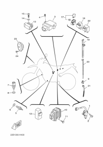 WR125R Equipo electrico