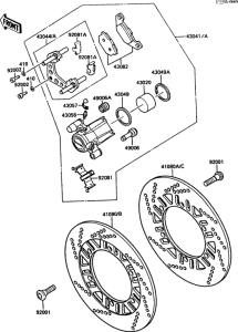 ZG1000 Передний тормоз