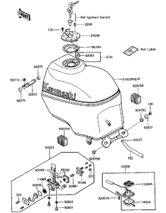 ZX600 Tank fuel