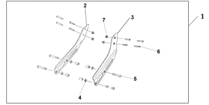VTX1300S Dlx br / rr carr stay