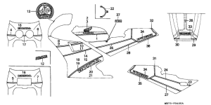 VFR750R Stripe / mark