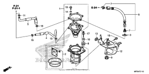 VT1300CT Топливный насос