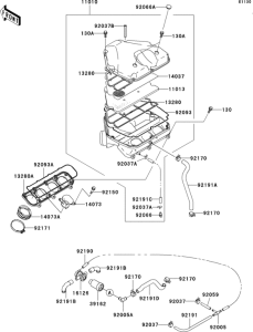 ZX900 Воздушный фильтр