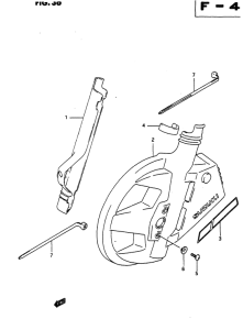 DR650 Передняя вилка cover
