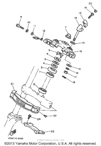XV1000L Управление