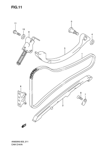 AN650 (ABS) Держатель направляющей
