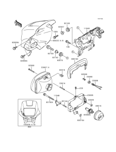 KL650 Headlight(s)(kl650-c2 / c3 / c4 / c5)
