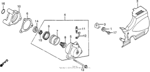 CB550 Clutch slave cylinder