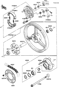 EX500 Rear hub(1 / 2)
