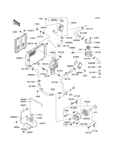EX250 Радиатор