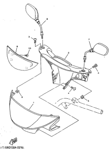 YN50R Обтекатель 1