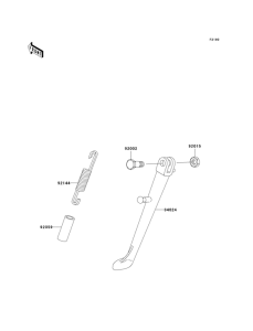 EL250 Подножка