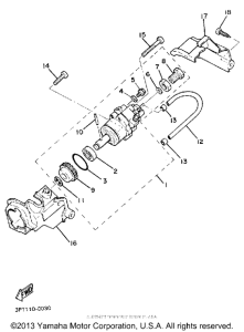 PW50B Масляный насос