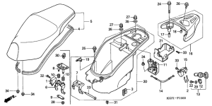 NES150 Seat / luggage box