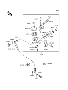 BJ250 Главный тормозной цилиндр