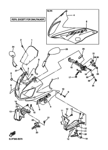FZS1000 Cowling comp