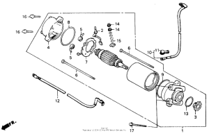 CB125T Стартер