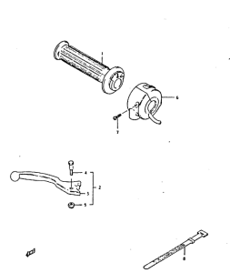 GS250 Right handle switch
