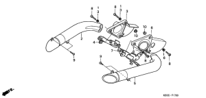 NSR125R Воздуховод