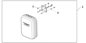 GL1800 (ABS) Fairing pouch