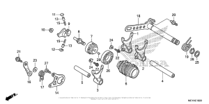  Вилка переключения передач