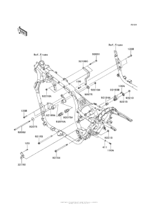 VN1700 Рама ,крепежные детали
