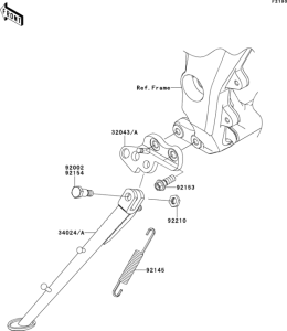 ZR1000 Подножка