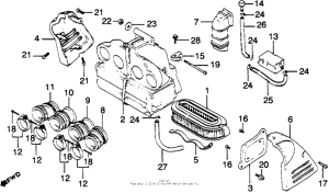 CB900 Воздушный фильтр