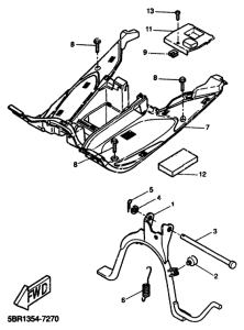 YQ50 Stander fussraste
