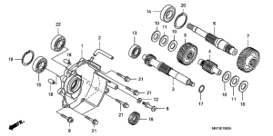 FJS400 Трансмиссия