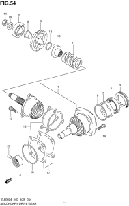 VL800T Secondary Drive Gear