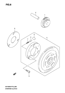UH150 Муфта стартера