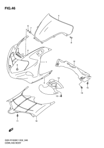 GSX-R1000 Cowling body