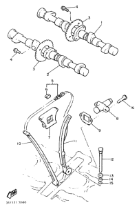 XJ900 Camshaft. chain