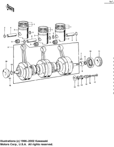  Crankshaft / pistons