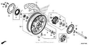  Переднее колесо