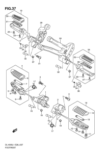 DL1000 Подножки