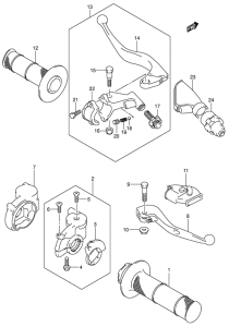 RM250 Рулевой рычаг
