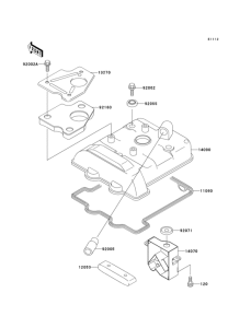  Крышка головки цилиндров