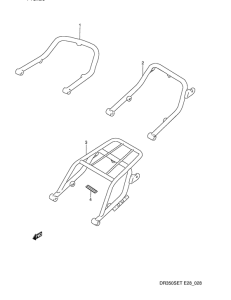 DR350 Задняя часть рукоятки