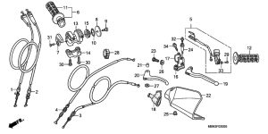 XR650R Handle lever / switch /  cable