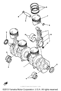 XS1100SG Crank-piston