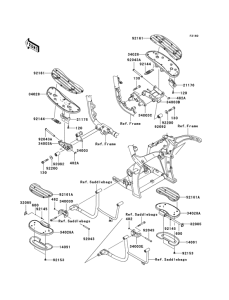 VN2000 Подножки
