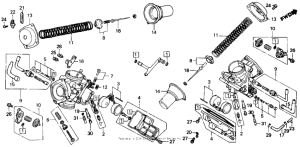 VT800 Детали карбюратора