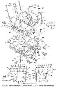 FJ1200A Картер двигателя